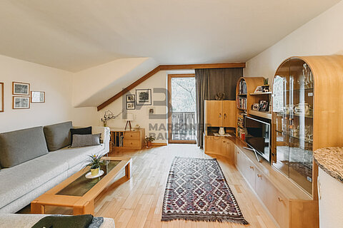 Mansarda con balcone panoramico nel centro di Rifiano