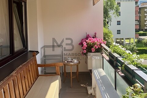 Spazioso quadrilocale con balcone a sud, cantina e garage extra in edificio risanato energeticamente