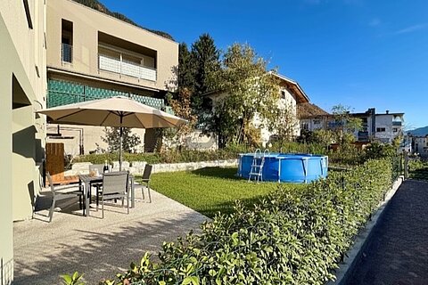 Autonome Vierzimmerwohnung mit Terrasse und Privatgarten in Burgstall - schl&uuml;sselfertig, KlimaHaus B